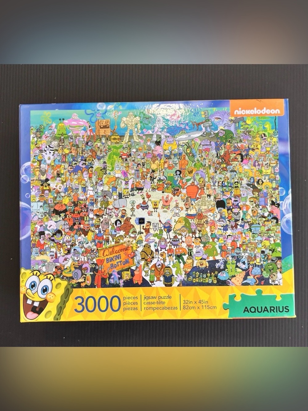 SpongeBob SquarePants 3000 Piece Jigsaw Puzzle Aquarius Nickelodeon Bikini